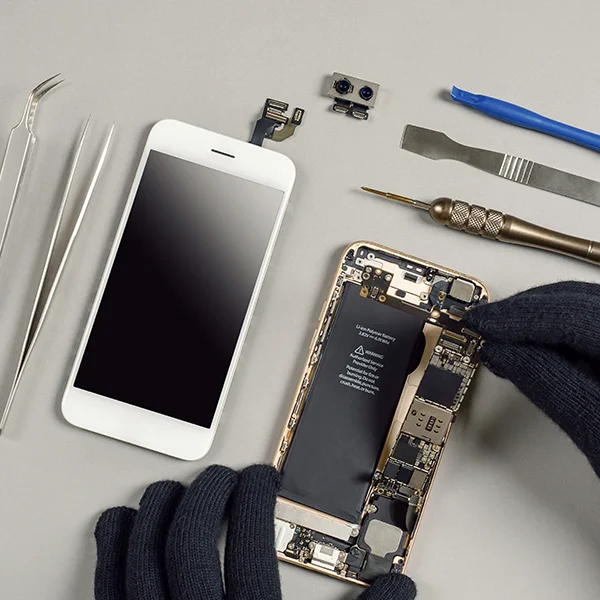 smartphone composants visibles